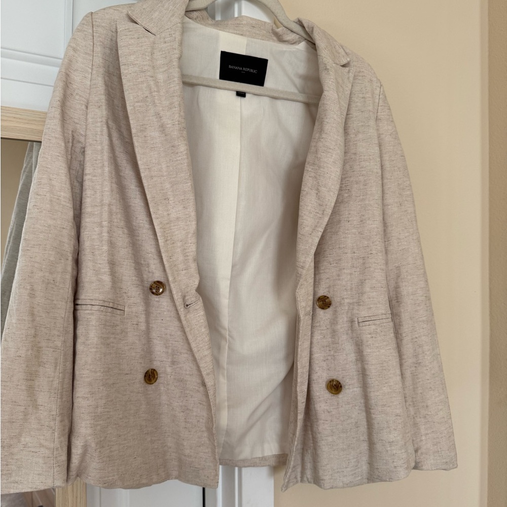 Banana Republic Light Tan Blazer